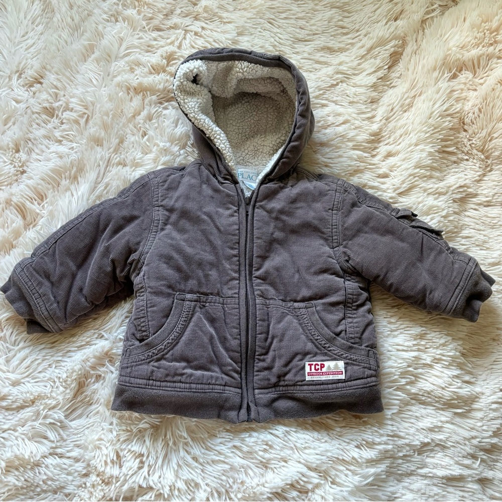 The Children’s Place Lined Cargo Jacket 12 months
